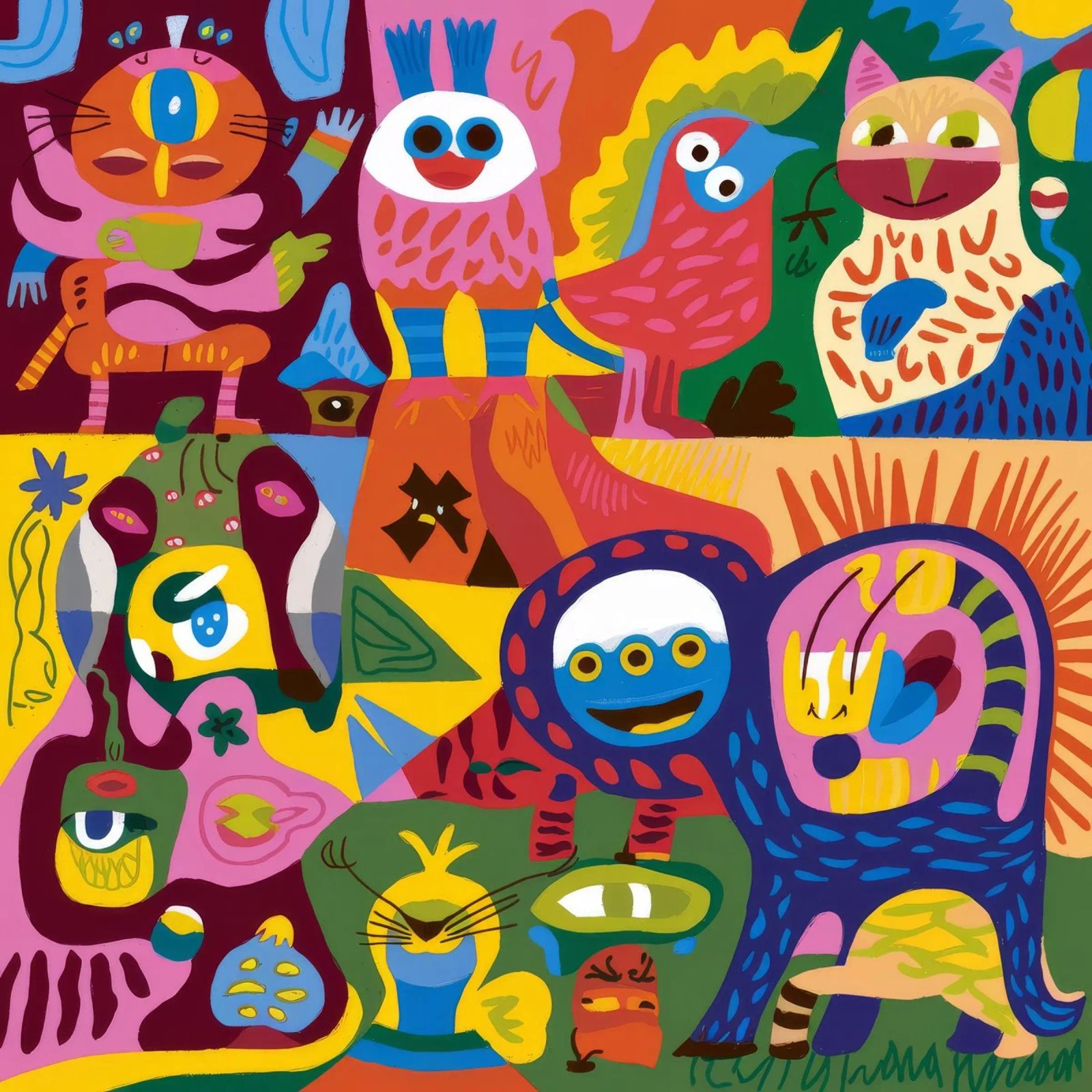 Fantasy Creatures poster by Monarco Virtuoso