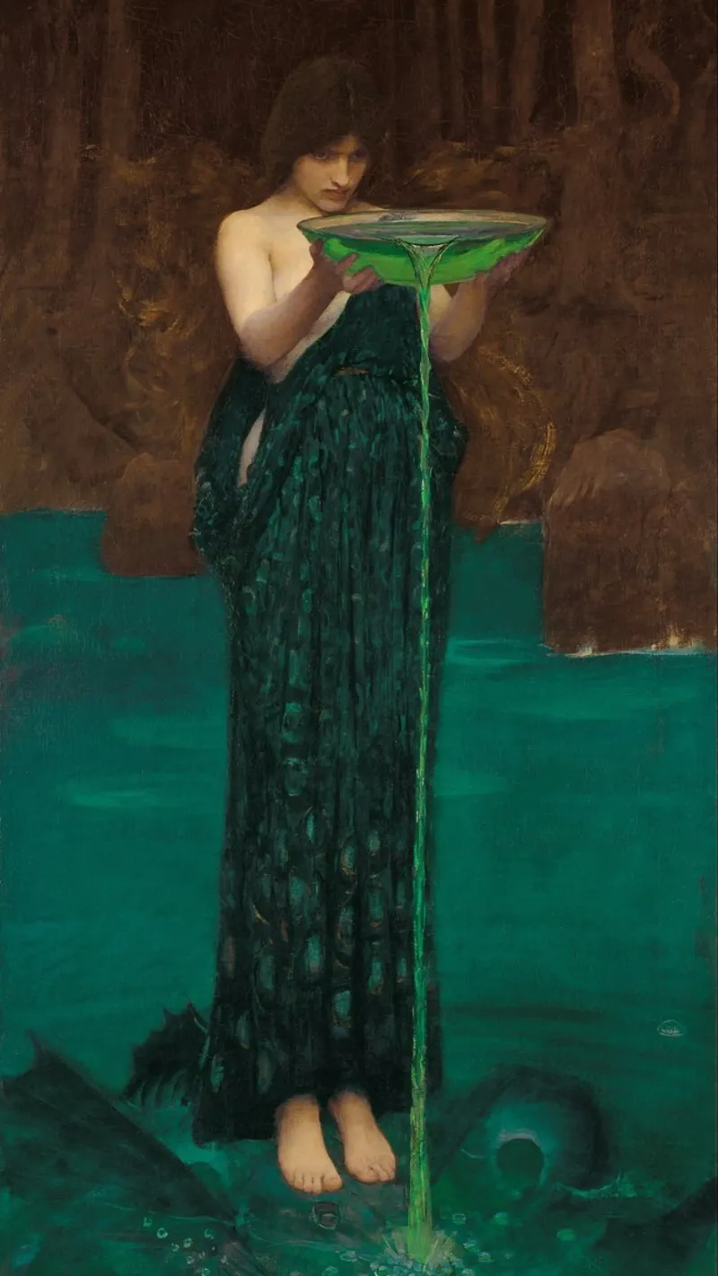 John William Waterhouse - Circe Invidiosa pellicola backlit da Timeless Artworks