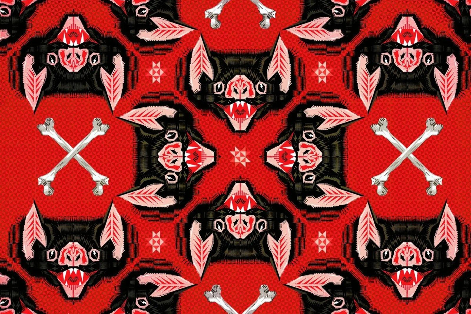 Batface Pattern pellicola backlit da Chobopop