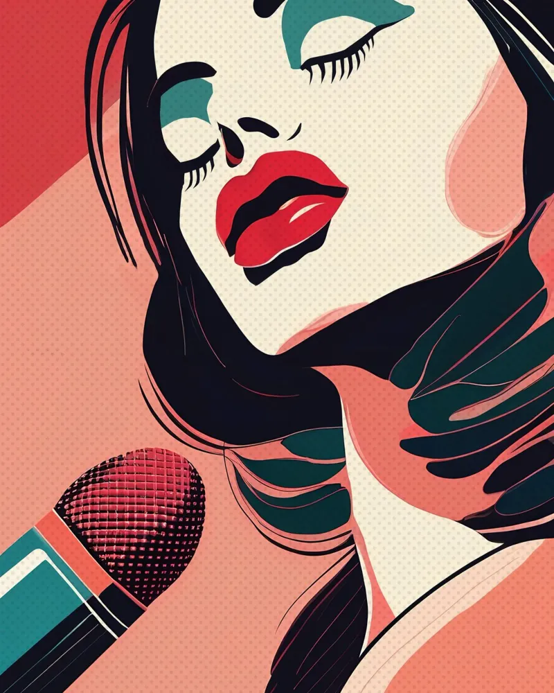 The Power of Song canvas by Indigo Rain