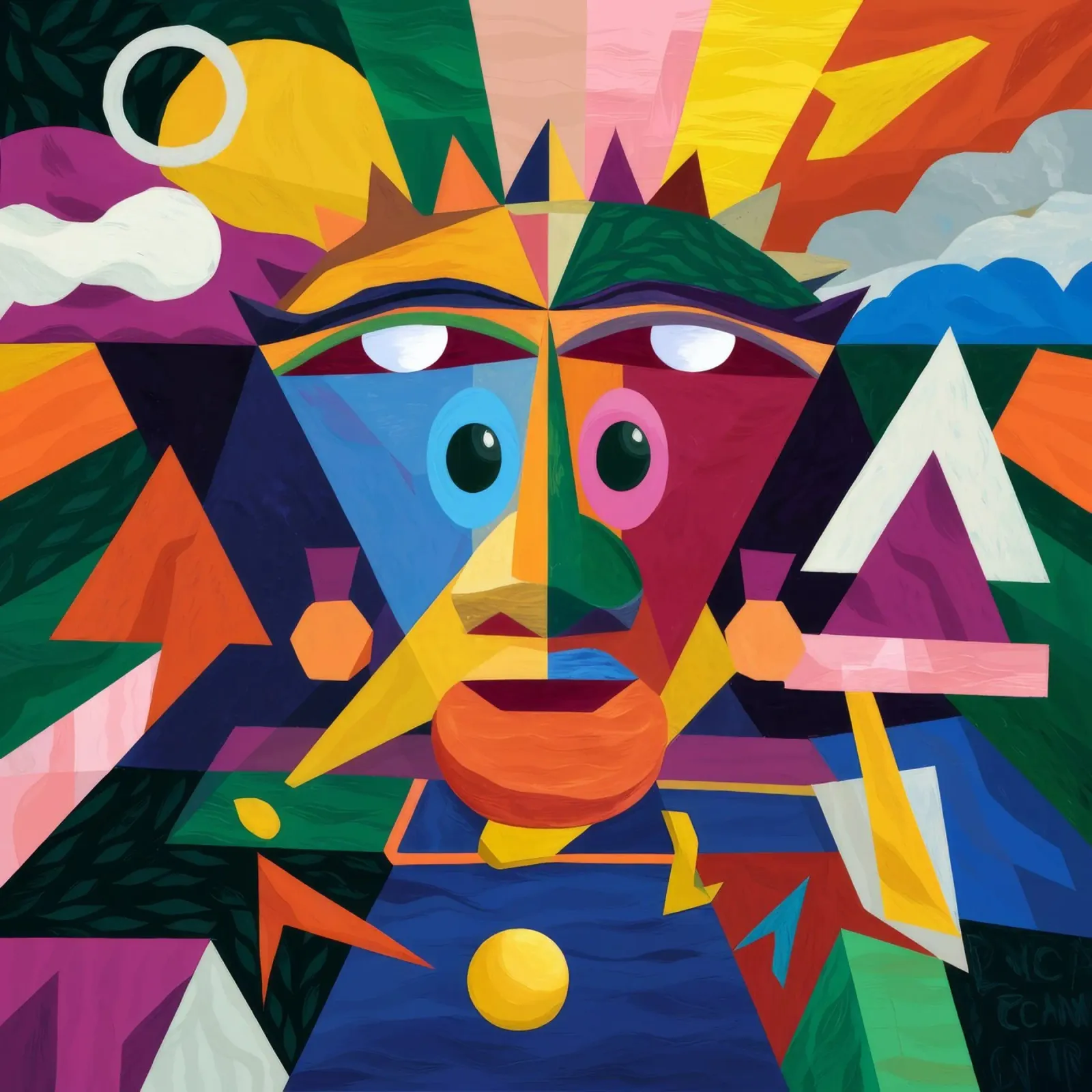 Sunset Face canvas by Monarco Virtuoso