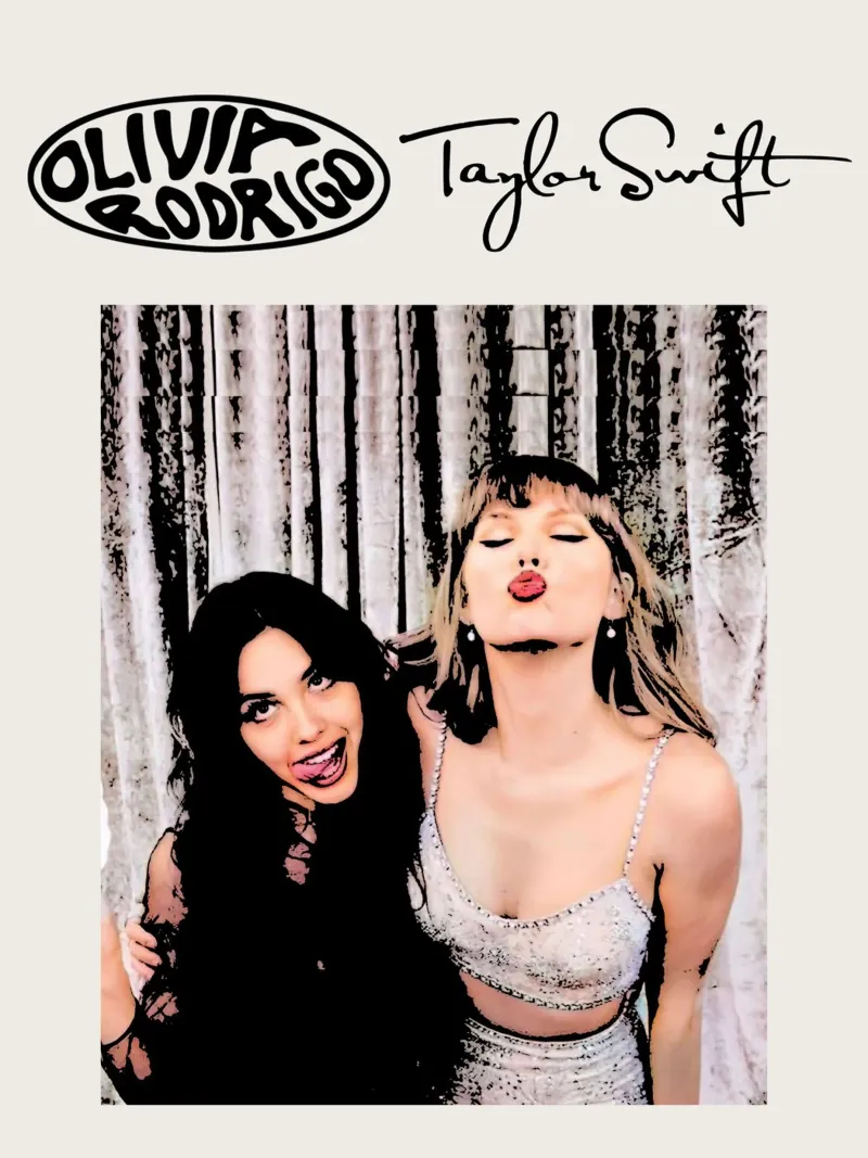 Taylor Swift e Olivia Rodriguez 1 Art pellicola backlit da music soul