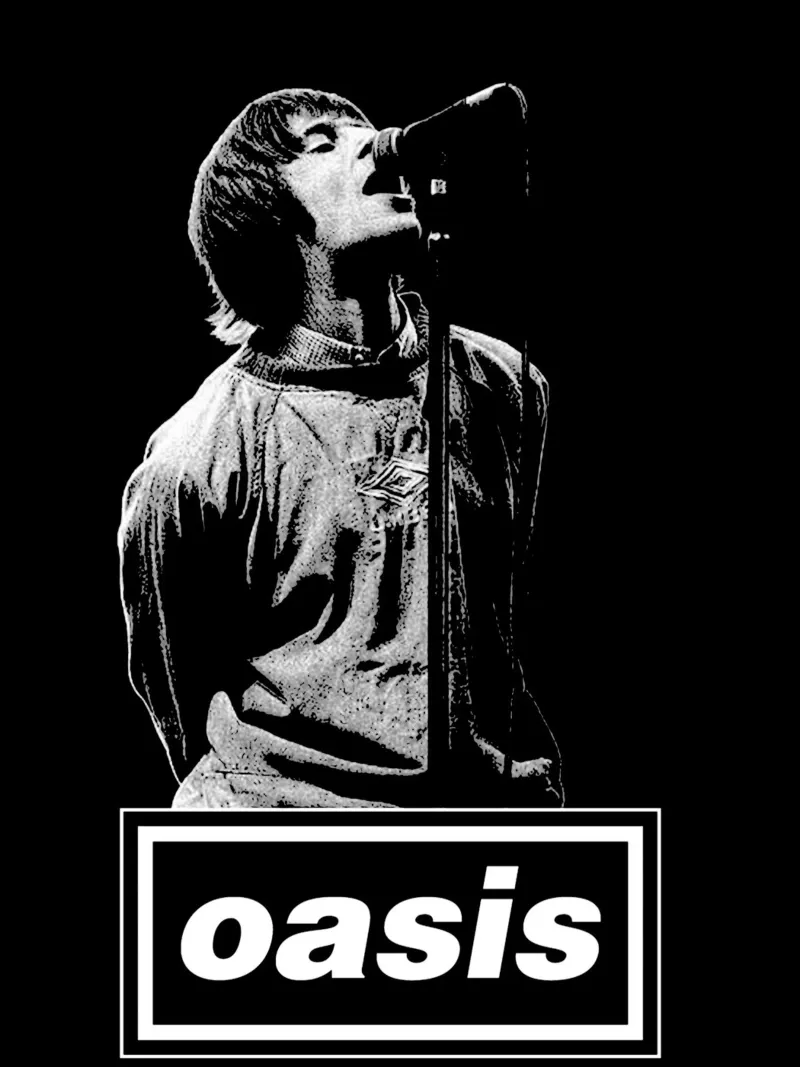 liam gallagher oasis gruppo musicale britpop 26 Art pellicola backlit da music soul