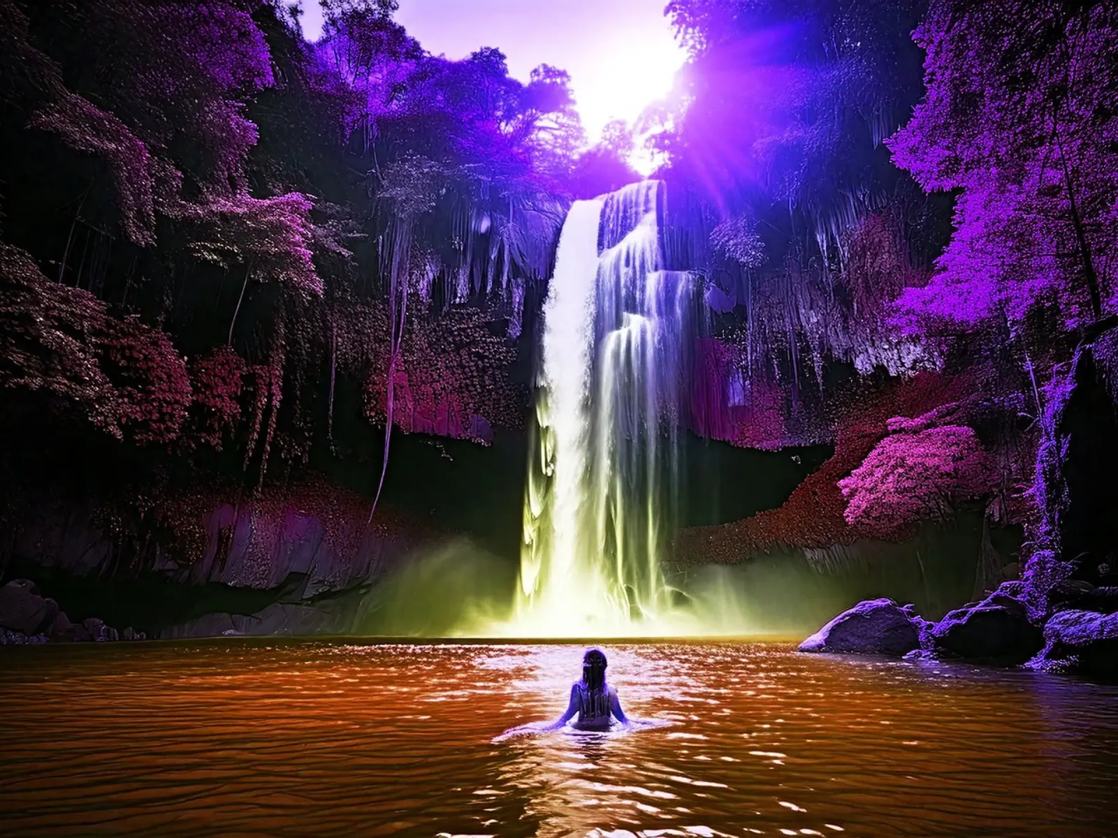 SOGNO MAGICO. Viola pellicola backlit da Thierry vobmann photography