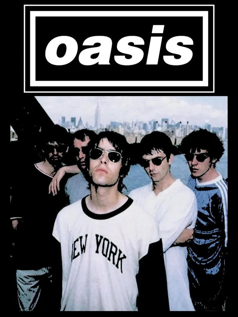 oasis gruppo musicale britpop 7 Art pellicola backlit da music soul