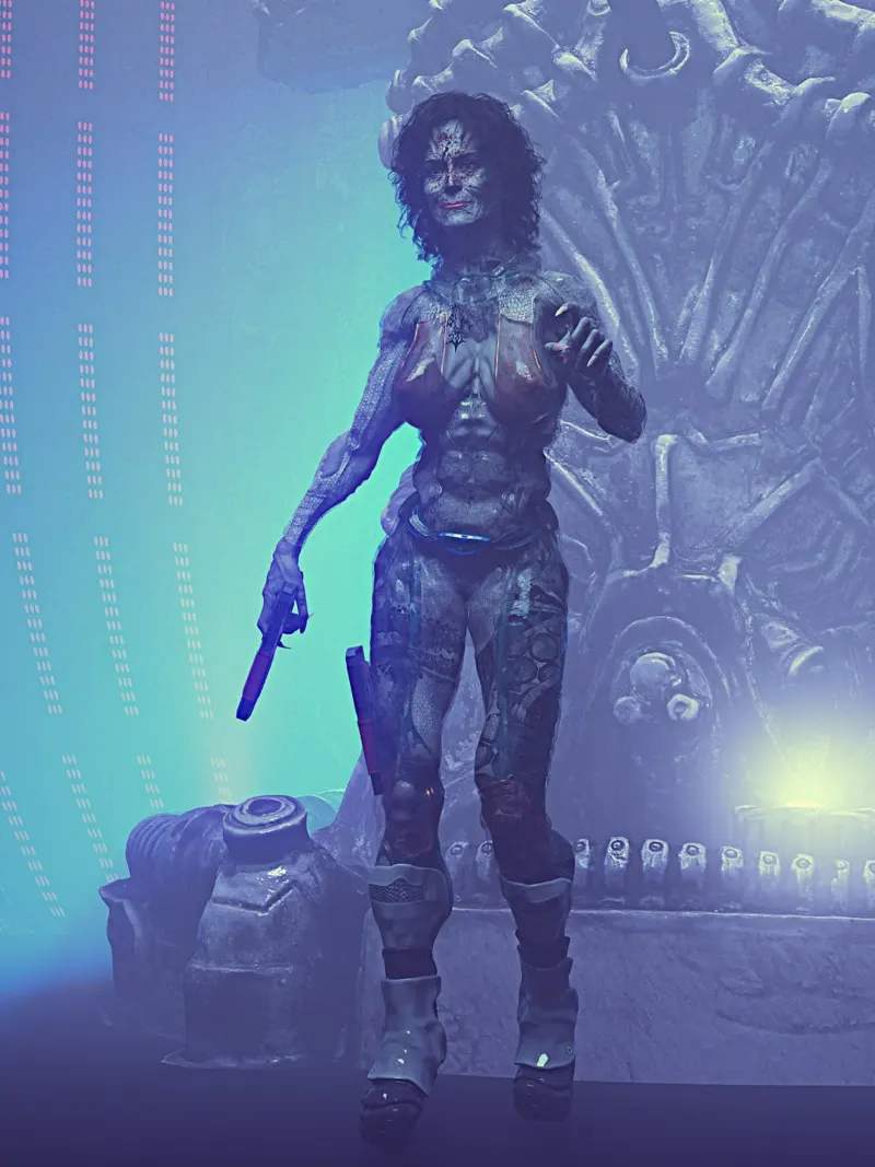 Alien Forever - Nel tempio pellicola backlit da the-witcher