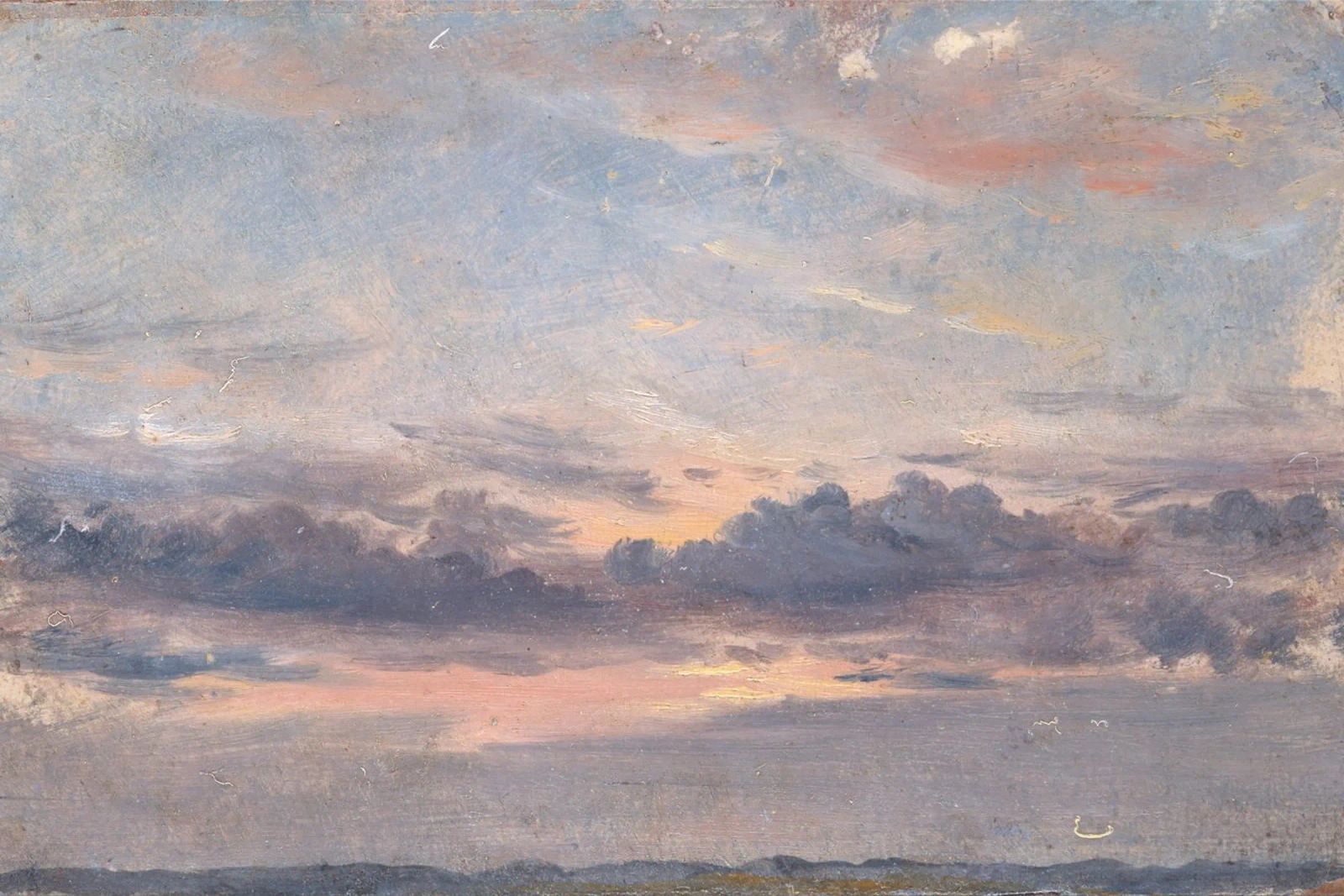 john constable - Un estudio sobre las nubes poster de Timeless Artworks