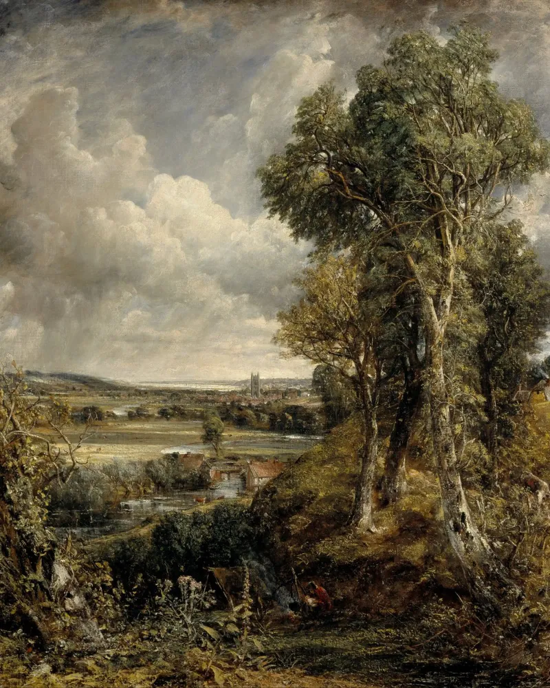 John Constable - La valle di Dedham pellicola backlit da Timeless Artworks
