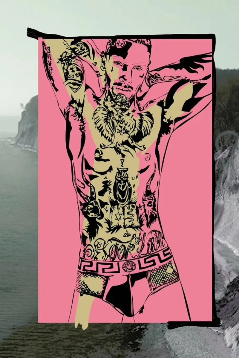 Boys Will Be Boys 3 poster con telaio in legno da Marcell Naubert