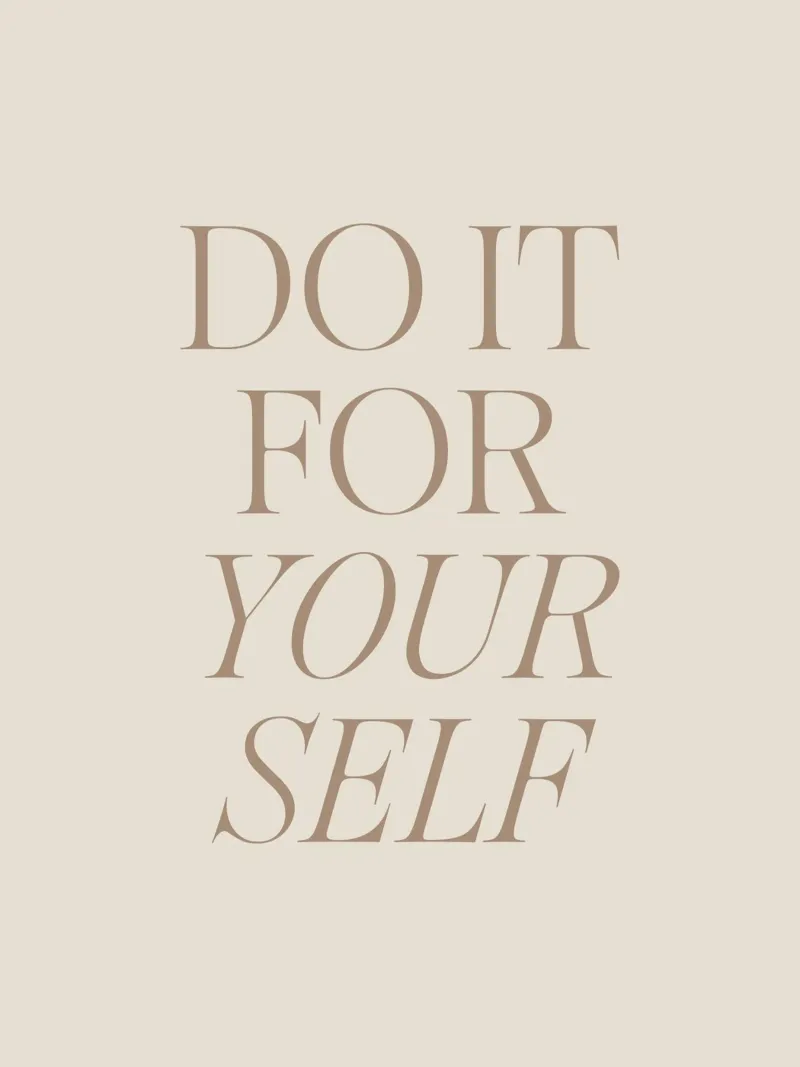 Yourself poster with plastic frame by lucky club