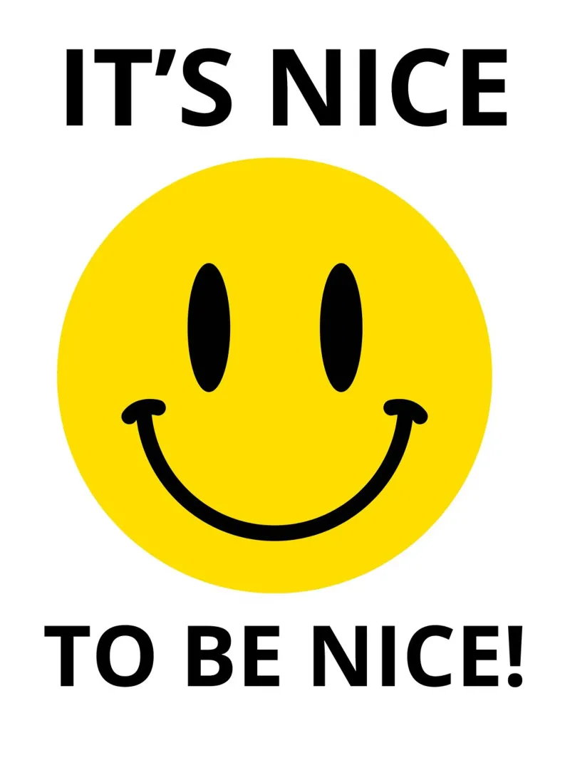 IT'S NICE TO BE NICE! pellicola backlit da edsonramosart
