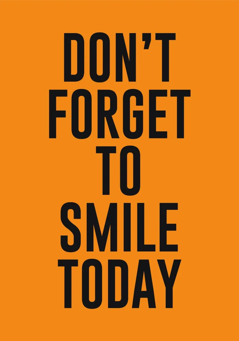 Smile Today ! pellicola backlit da The Poster Kid