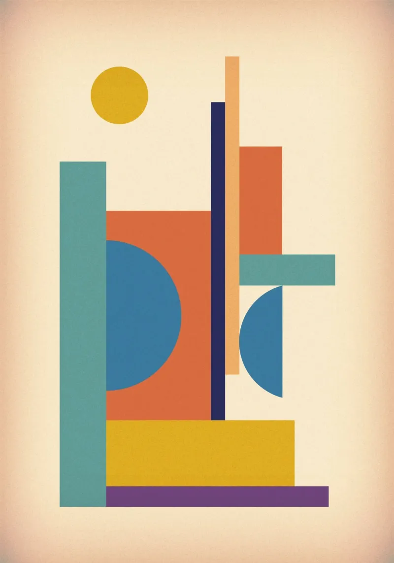 Equilibre poster con telaio in alluminio da The Poster Kid