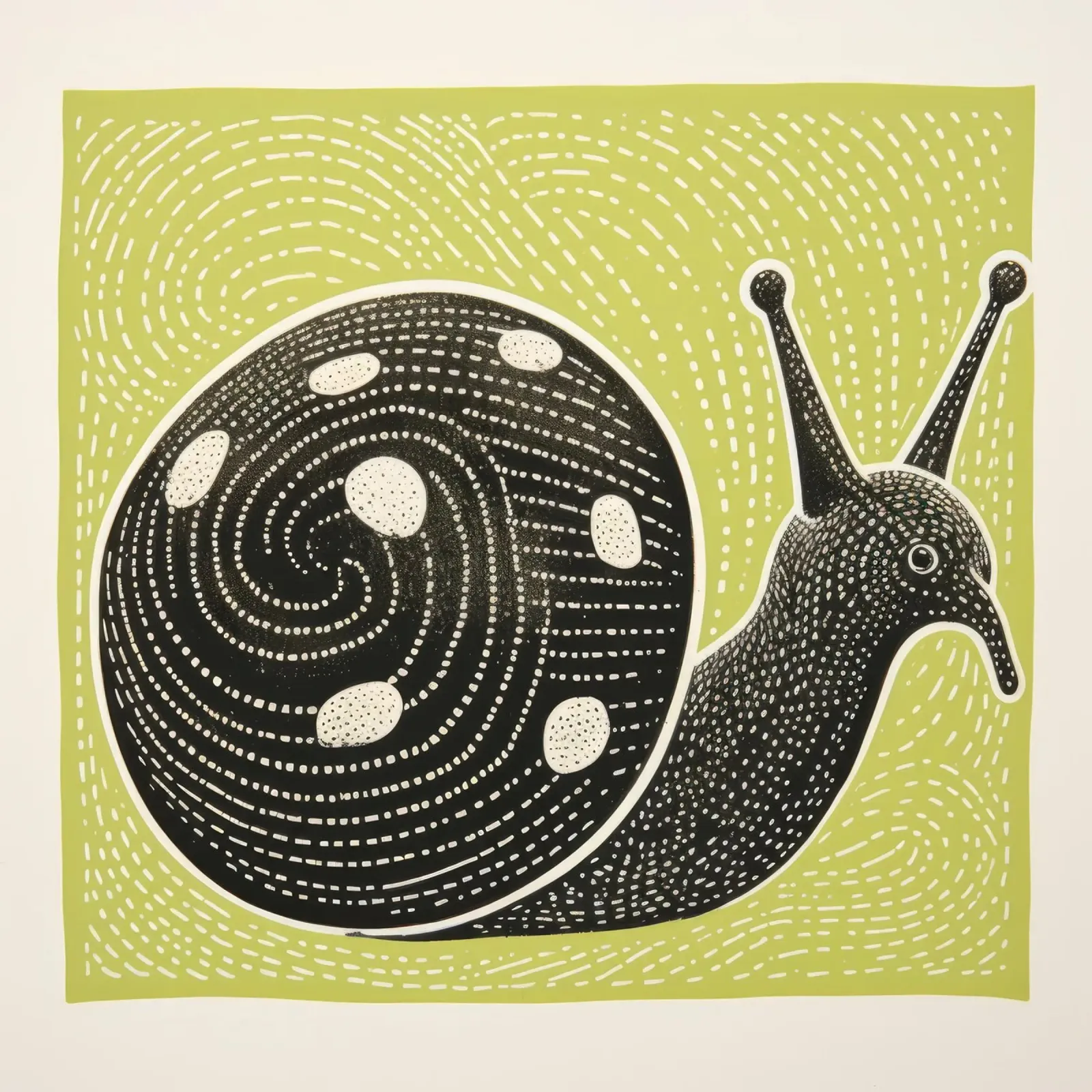 Lumaca verde 3 plexiglass da Minimal Animal Art
