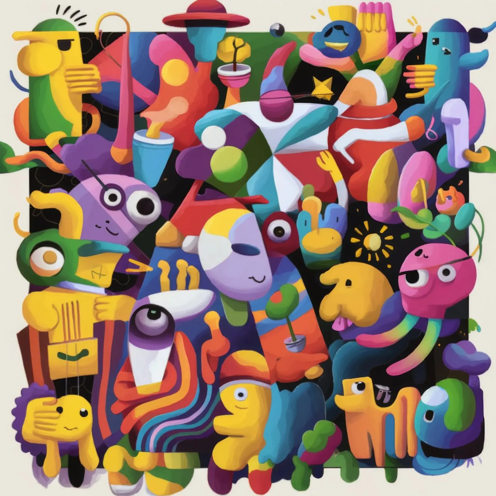 Whimsical Raw Creatures hahnemühle by Monarco Virtuoso