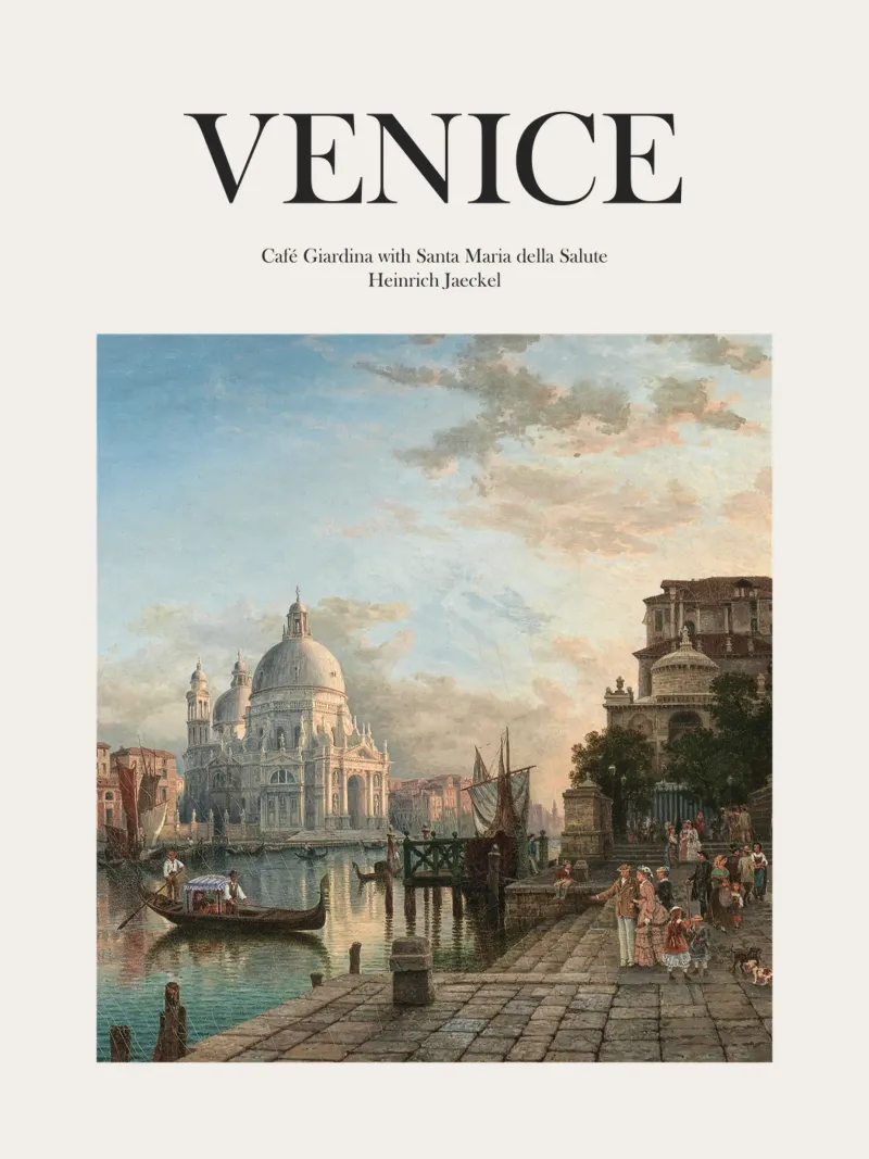 Venice, Italy poster with plastic frame by Vintagrafica