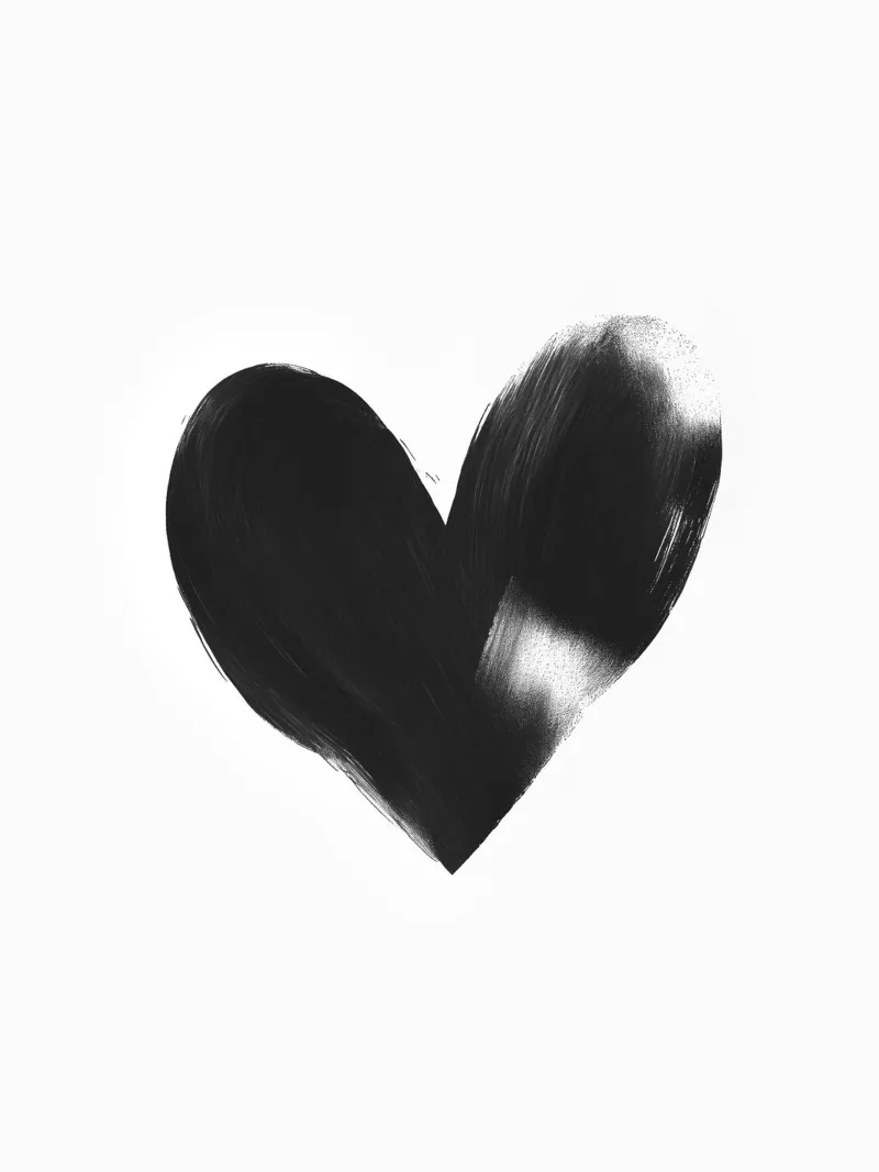 Cuore dipinto pellicola backlit da Katja Stehle Design