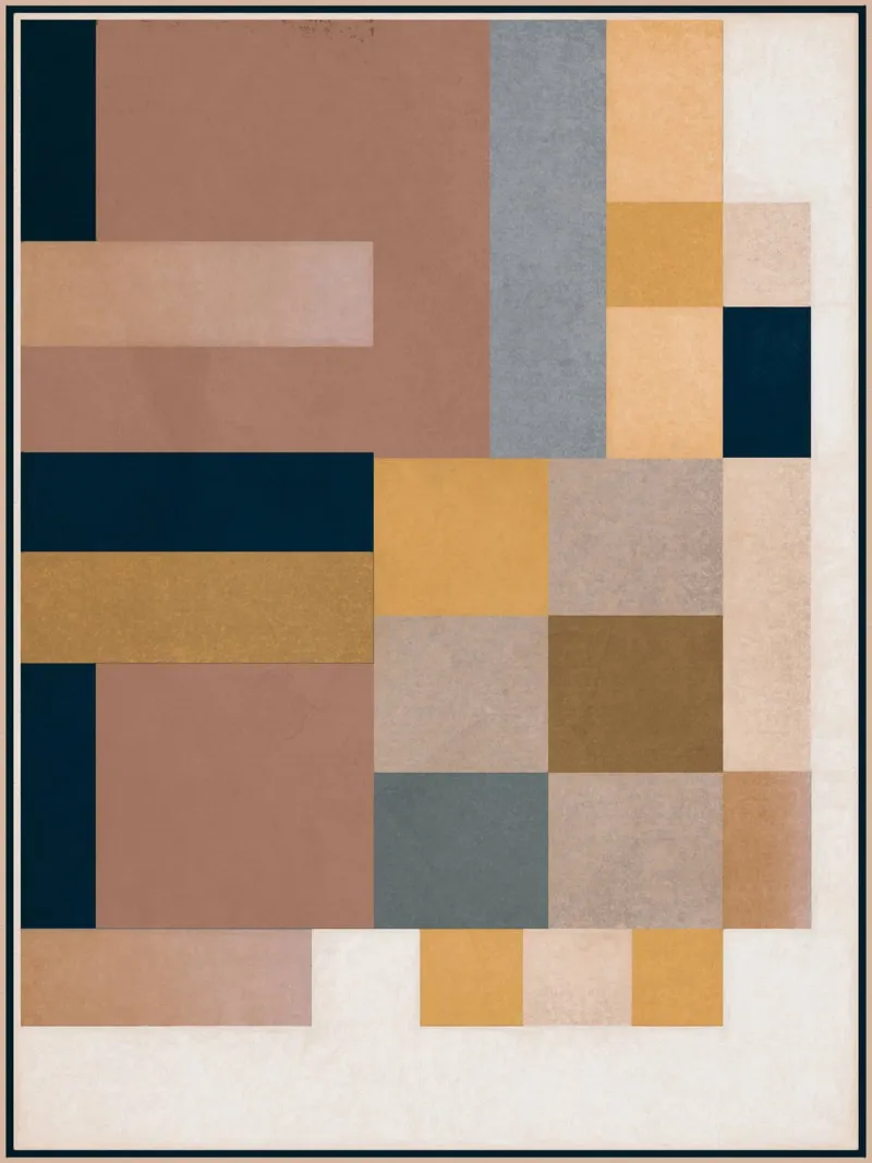 Modern Abstraction Mocha Mousse 4 canvas by Gaite