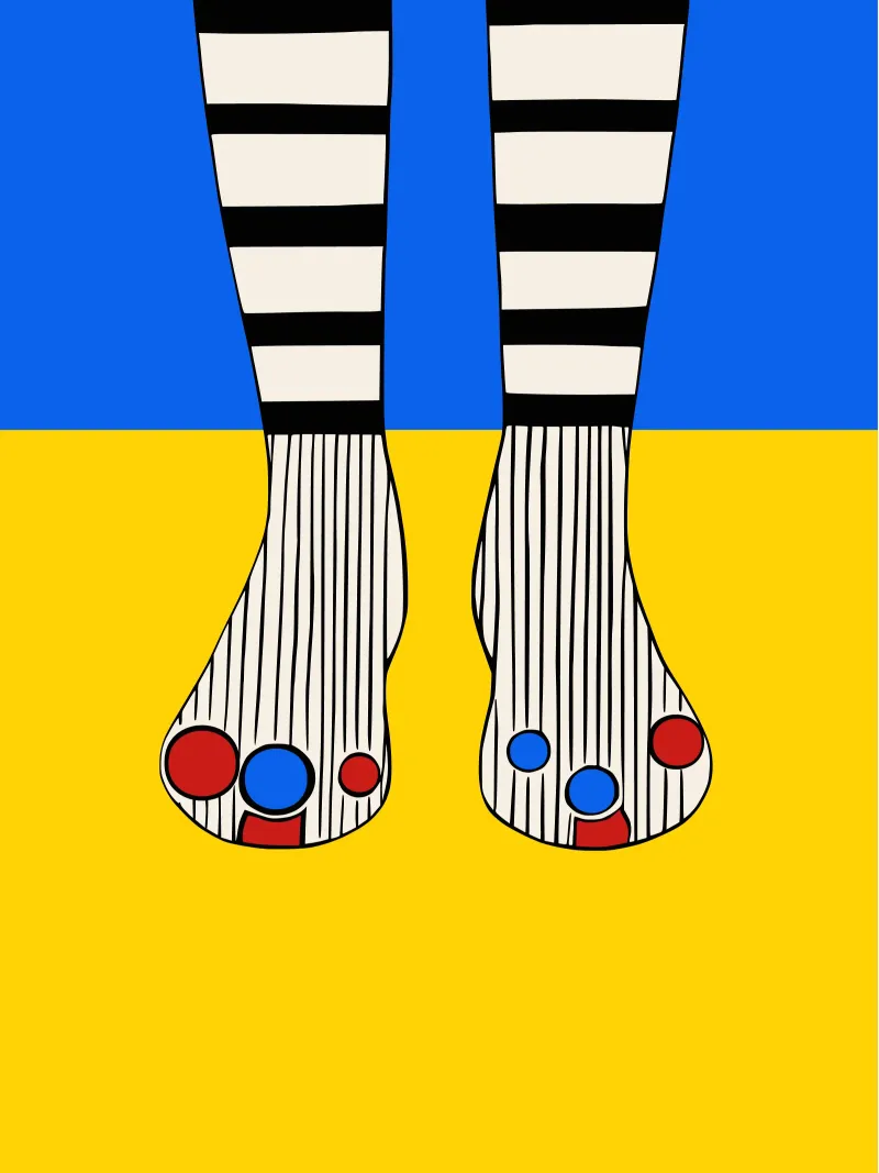 Happy Socks aluminium-dibond van Hey Vincent