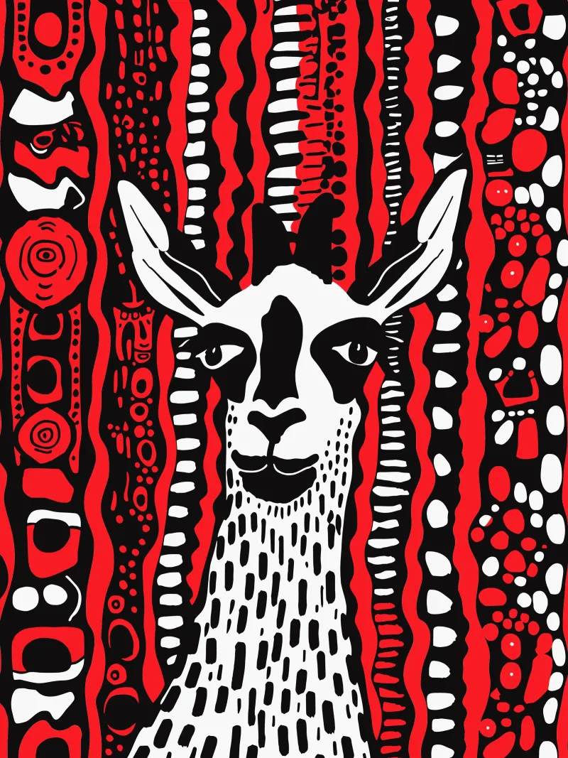 Red Lama pellicola backlit da Hey Vincent