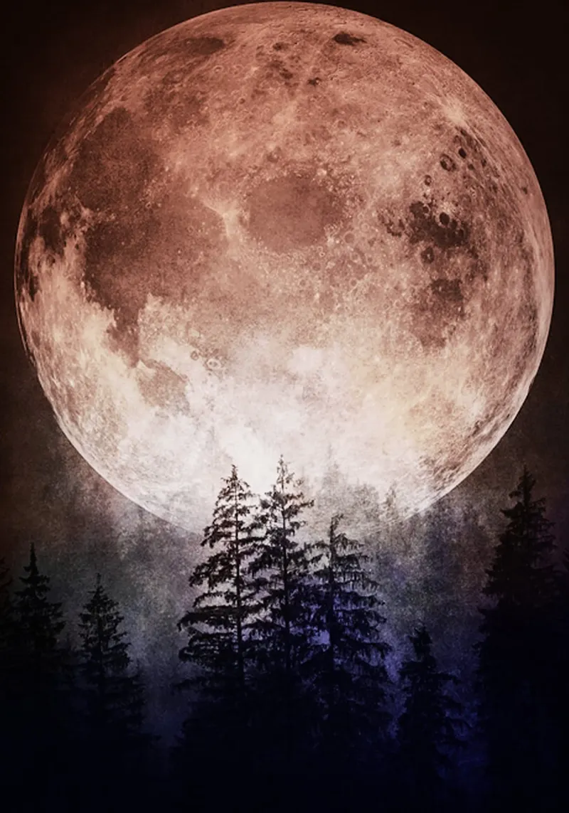 Aquarelle de la lune hahnemühle de kaiyaraiya