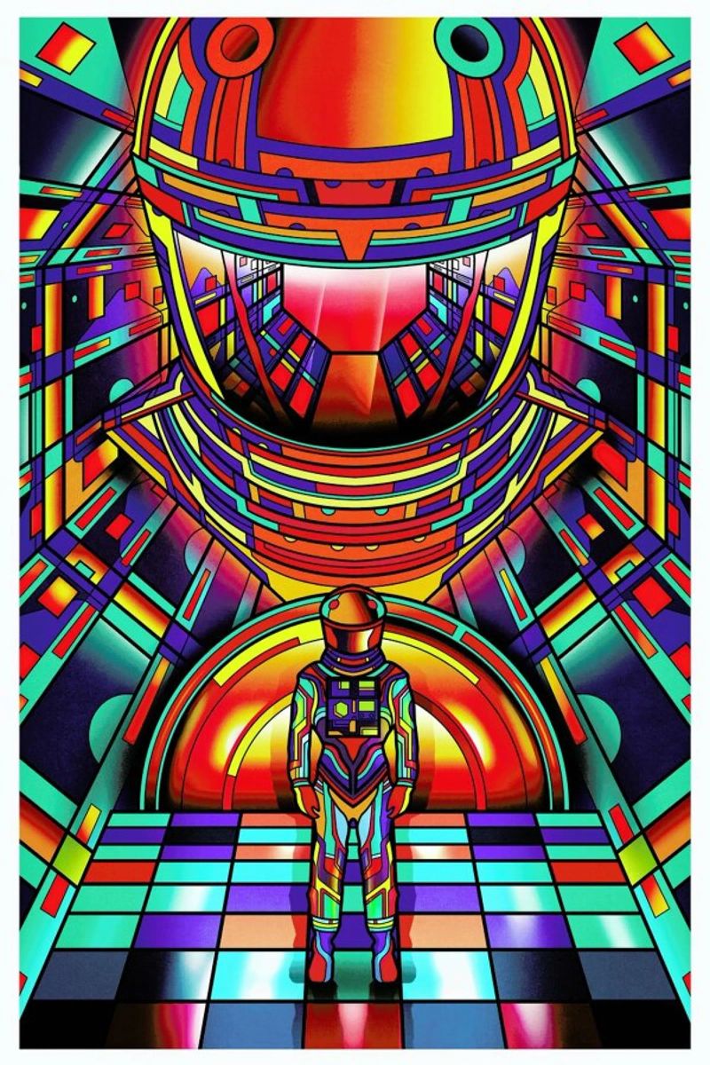 2001 A Space Odyssey Poster von Van Orton Design
