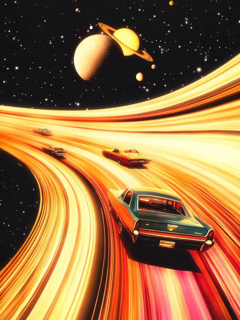 Autostrada di Saturno pellicola backlit da Taudalpoi