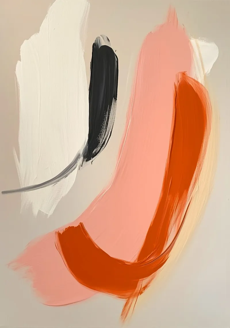 Pennellate astratte plexiglass da Katja Stehle Design