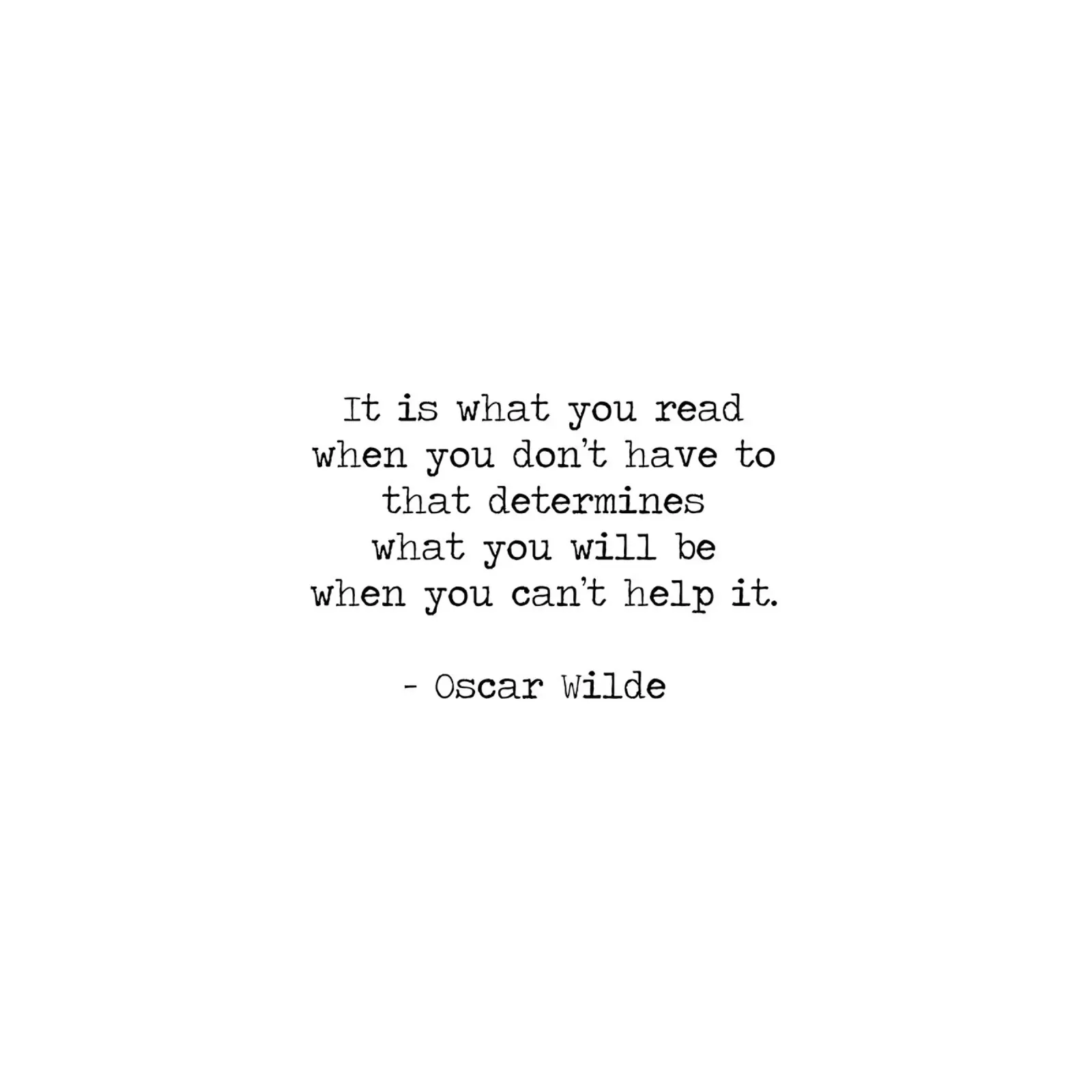What you read defines you - Oscar Wilde Reading Book Quote plexiglass da Summer Soul Co. - Quotes