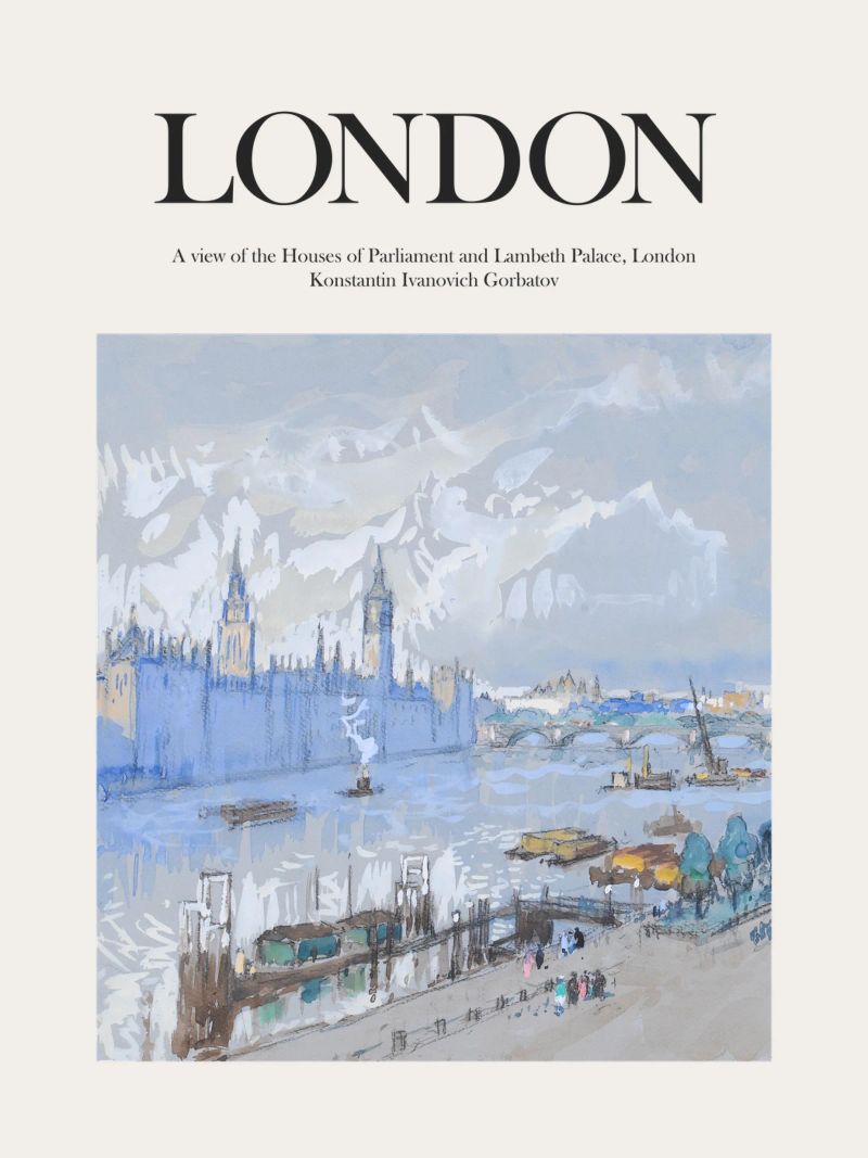 London, Vereinigtes Königreich Poster von Vintagrafica