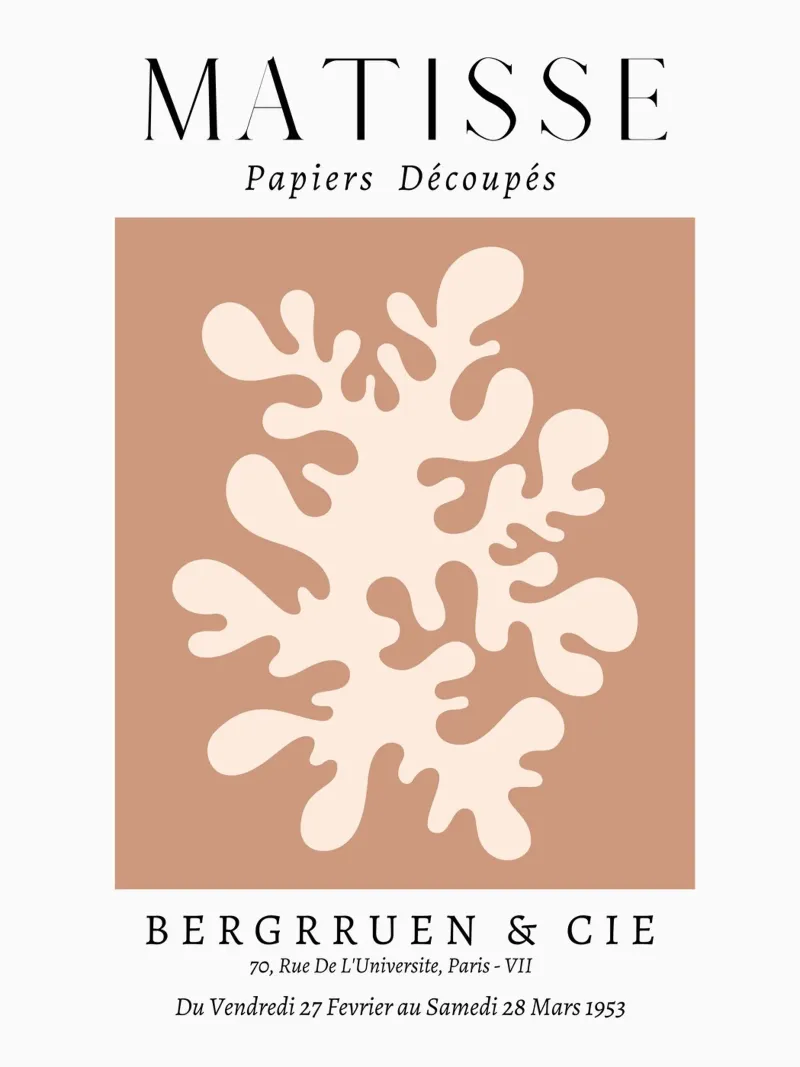 Beige Neutro Henri Matisse pellicola backlit da pdigitalprints