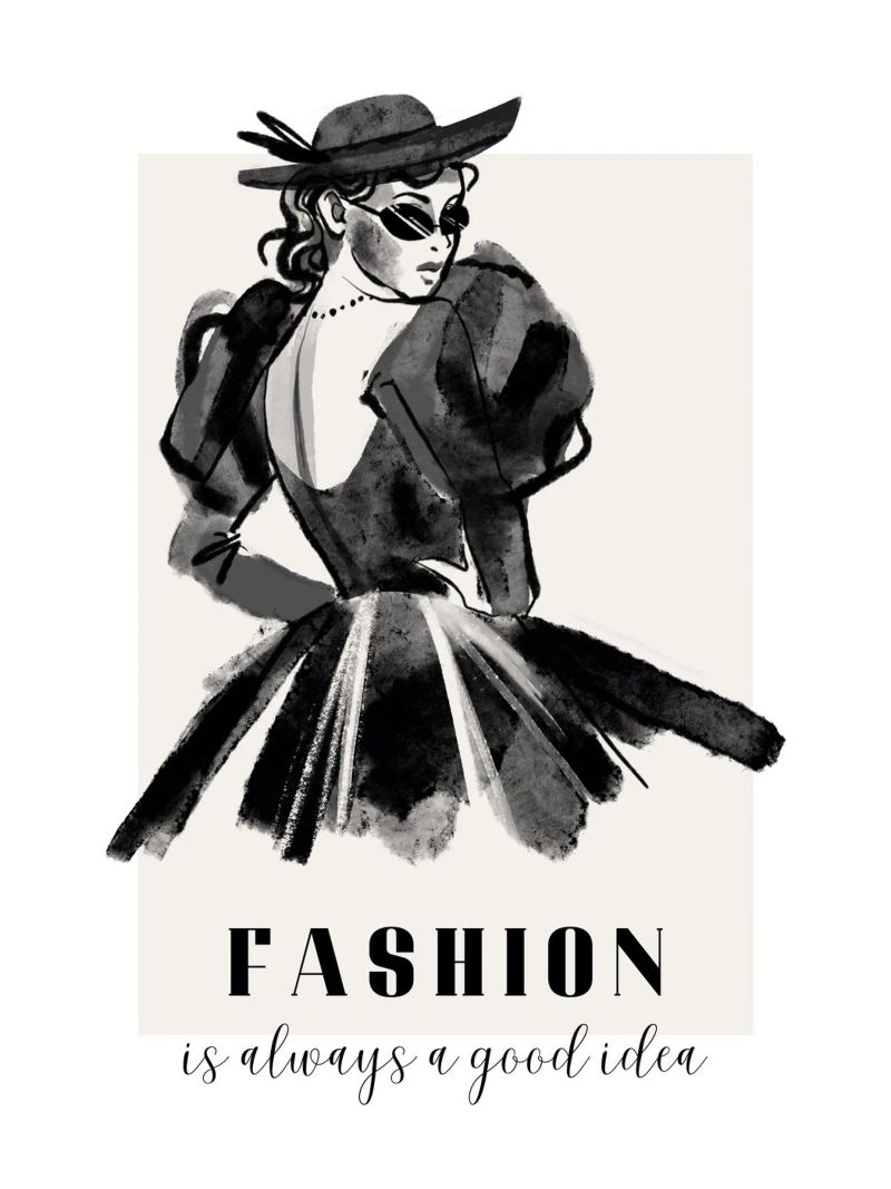 FASHION is always a good idea poster by ArtDesign by KBK