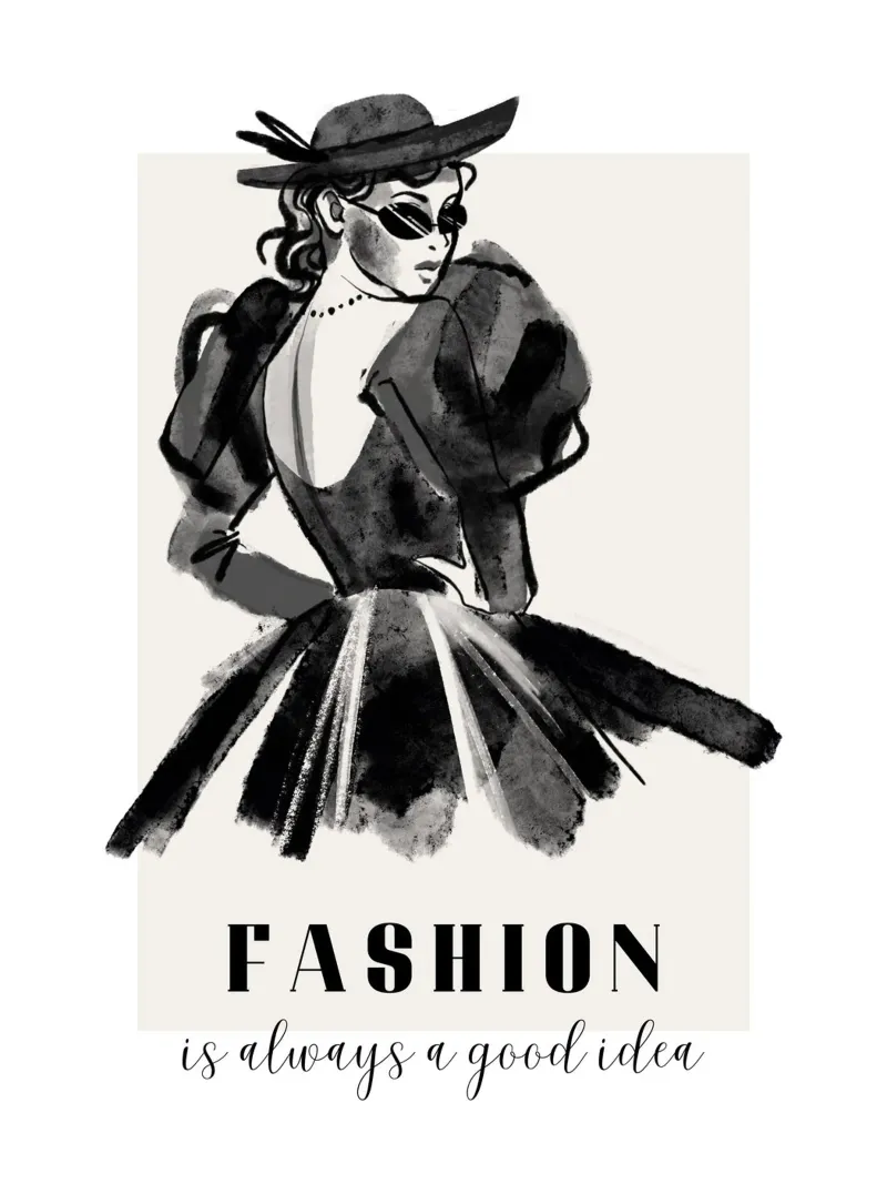 FASHION is always a good idea poster by ArtDesign by KBK