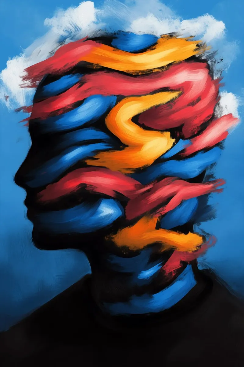 Pensées dans le vent - La dissolution de l'identité hahnemühle de melipo-art