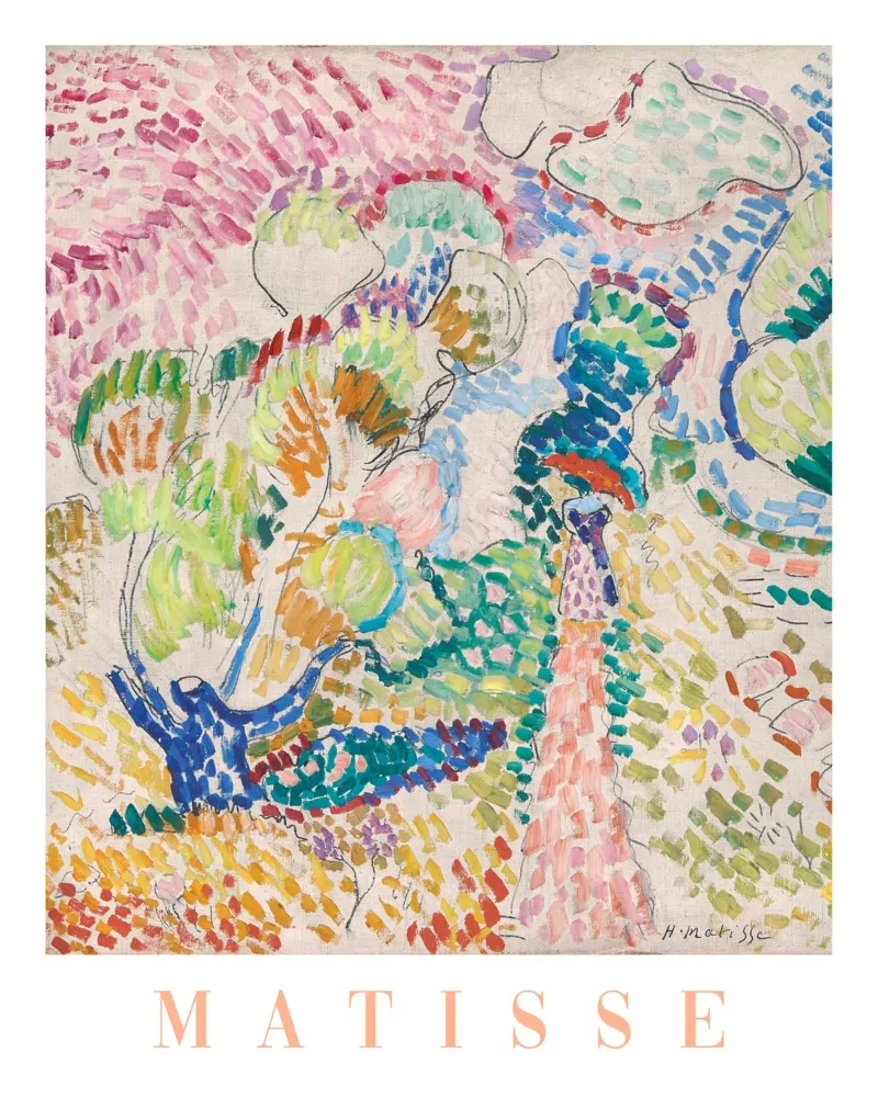 Affiche colorée de Matisse, art abstrait lumineux d'Henri Matisse hahnemühle de ArtHaus