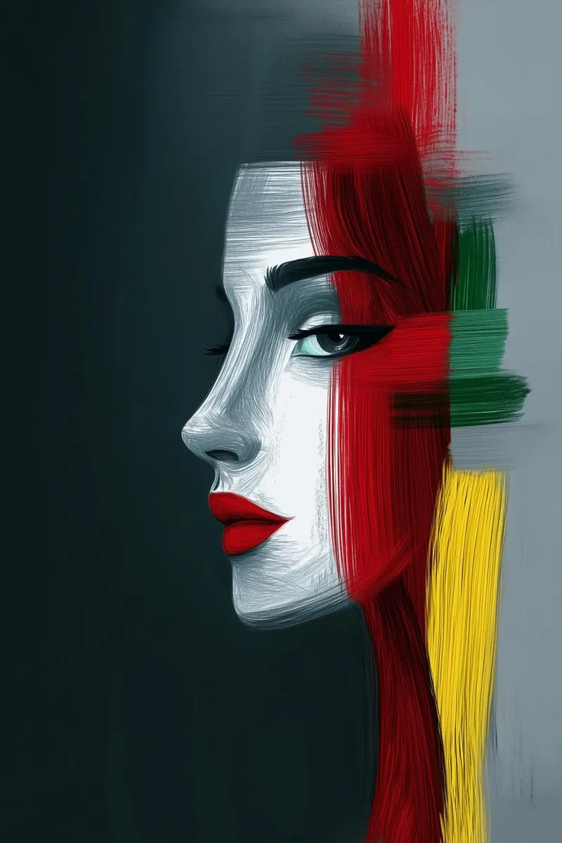Gestalt nel colore - tra realismo e astrazione plexiglass da melipo-art