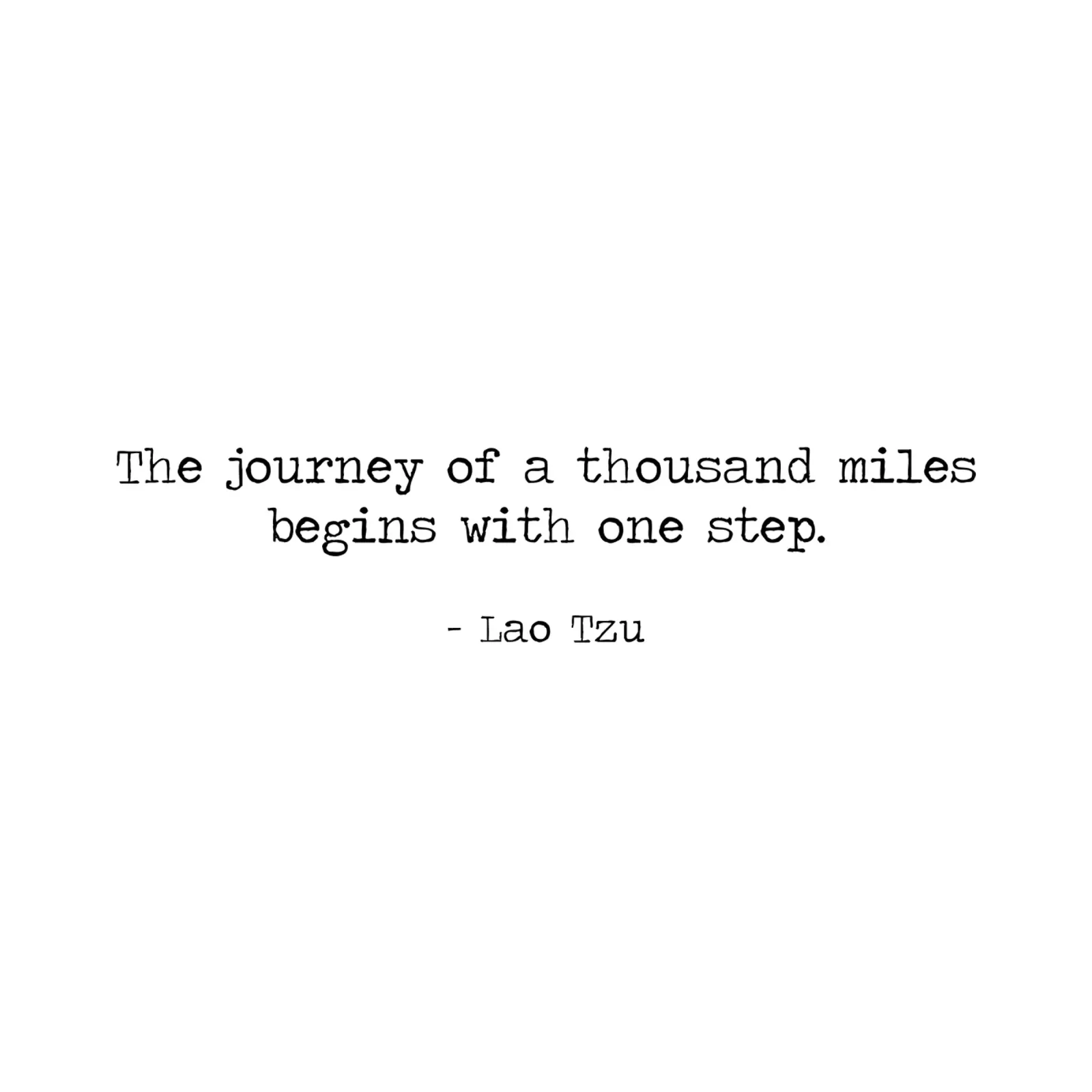 Journey of a thousand miles begins with one single step -Tzu canvas by Summer Soul Co. - Quotes