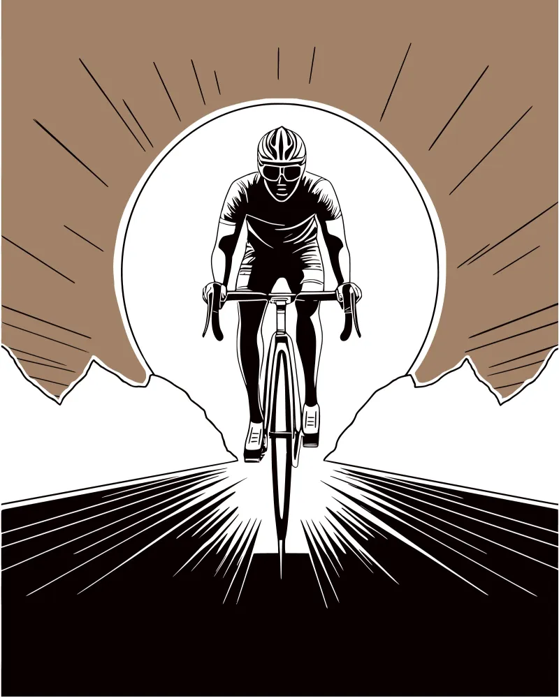 Power & Geschwindigkeit – Das ultimative Radsport-Design! Hahnemühle von Radkunstwerk