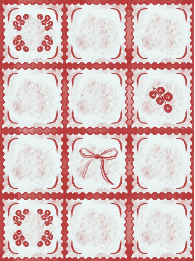 Ravioli Pomodoro Pattern pellicola backlit da anisillustration