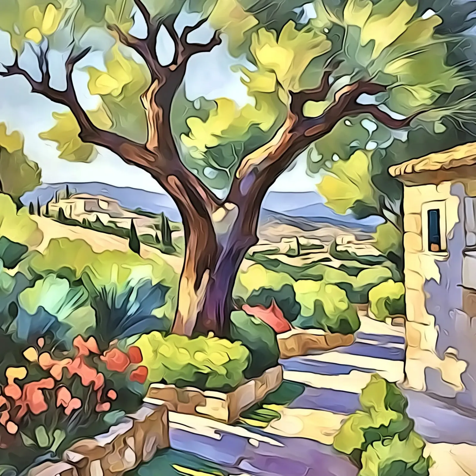 Paesaggio in Provenza #2 pellicola backlit da ZAMART