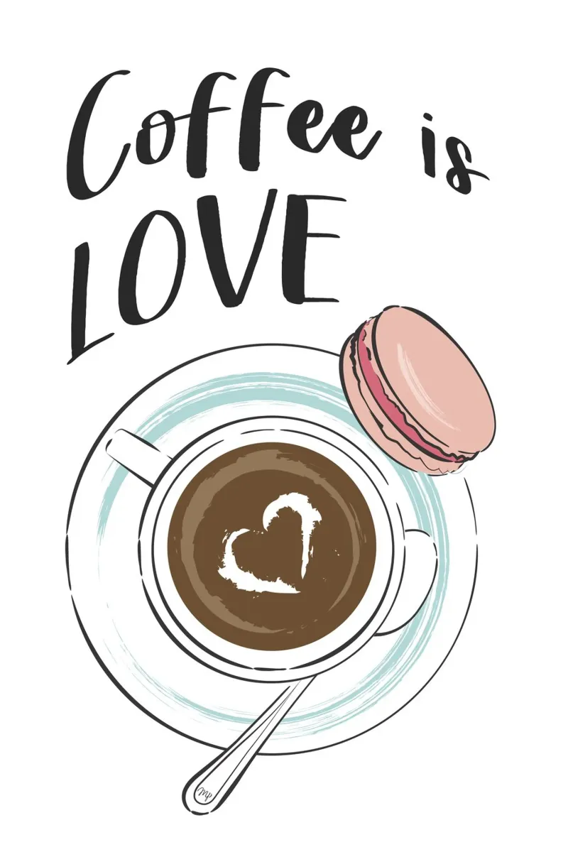 Il caffè è amore carta hahnemühle da Martina