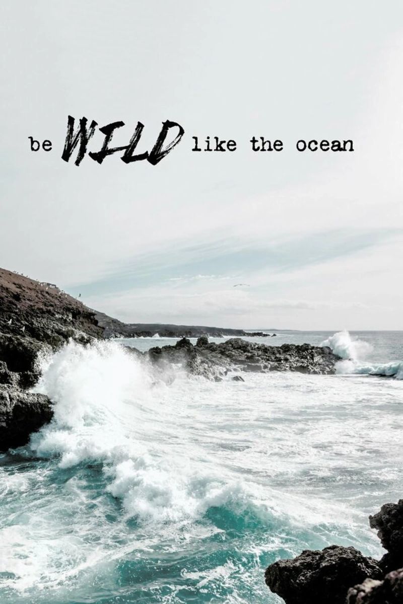 Wild like the ocean alluminio dibond da Amy & Kurt