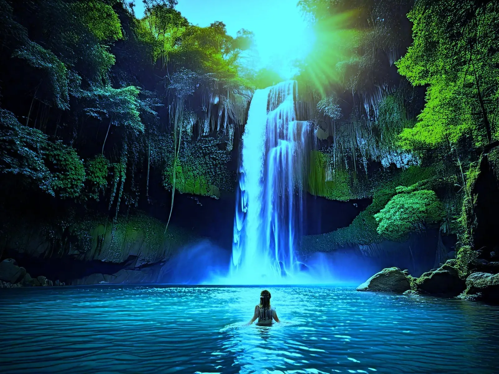 SOGNO MAGICO. BLU pellicola backlit da Thierry vobmann photography