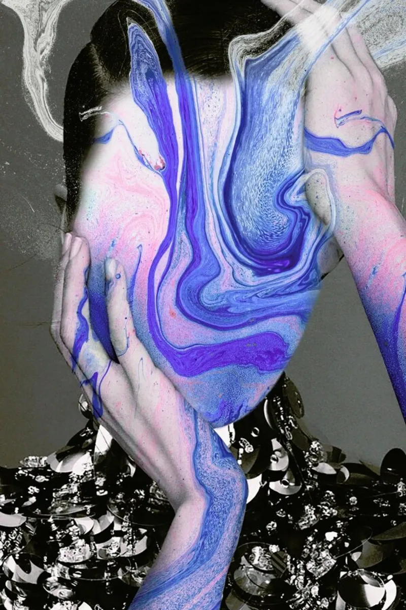 Marble Soul 03 poster avec cadre en plastique de Paste in Place