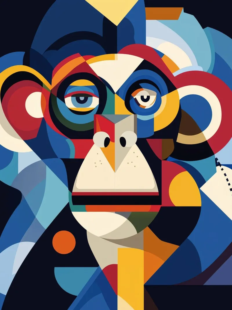 Funky Monkey pellicola backlit da Katja Stehle Design