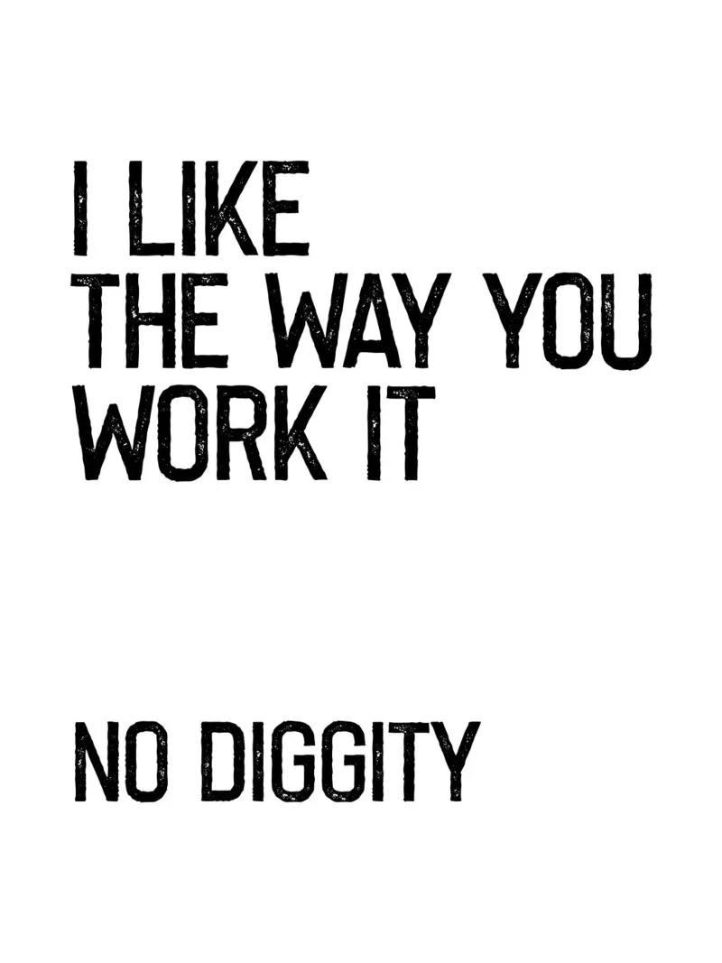 I Like The Way You Work It - No Diggity - Music Art metacrilato de Peaches Art Prints