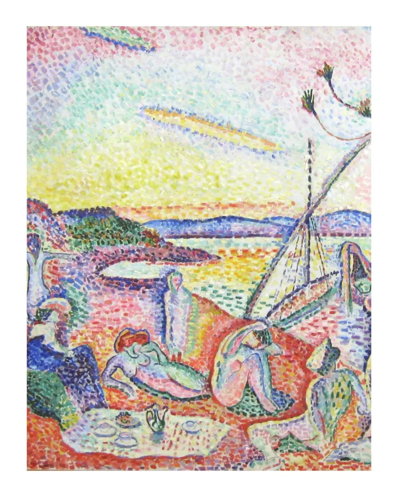 Henri Matisse Prints, kleurrijke abstracte moderne kunst canvas van ArtHaus