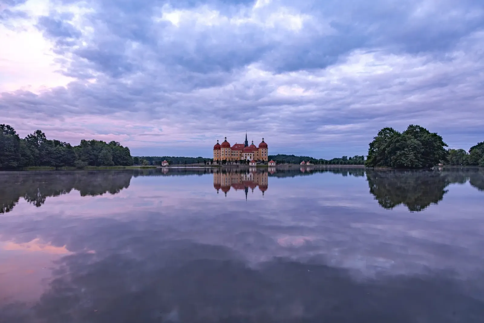 Moritzburg pellicola backlit da Reisefotografie - Bilder aus aller Welt