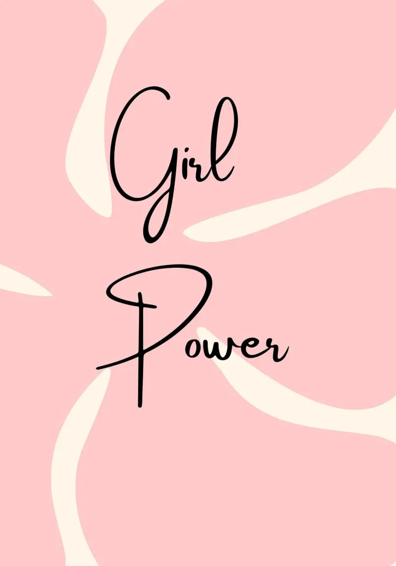 Girl Power – Bold & Feminine Print pellicola backlit da PrintCessStudio