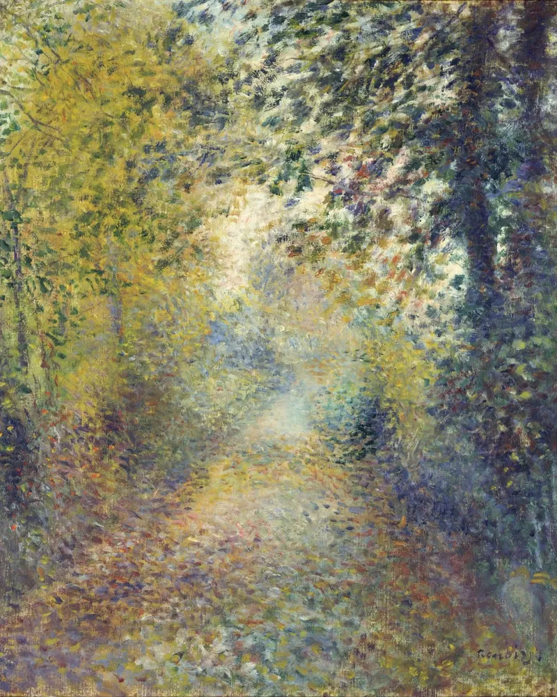 Pierre-Auguste Renoir - In den Wäldern Hahnemühle von Timeless Artworks